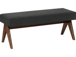 Hot Beliani TAMRE Bouclé Nero/Marrone scuro Marrone Nero