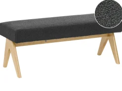 Online Beliani TAMRE Bouclé Nero/Marrone chiaro Marrone Nero
