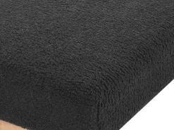 Online Beliani TAMRE Bouclé Nero/Marrone chiaro Marrone Nero
