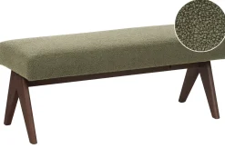 Online Beliani TAMRE Bouclé Verde/Marrone scuro Marrone Verde