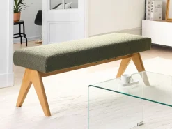 Best Beliani TAMRE Bouclé Verde/Marrone chiaro Marrone Verde
