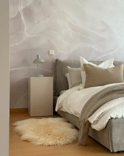 Online Beliani Pelle di Pecora ULURU 65 x 110 cm Beige
