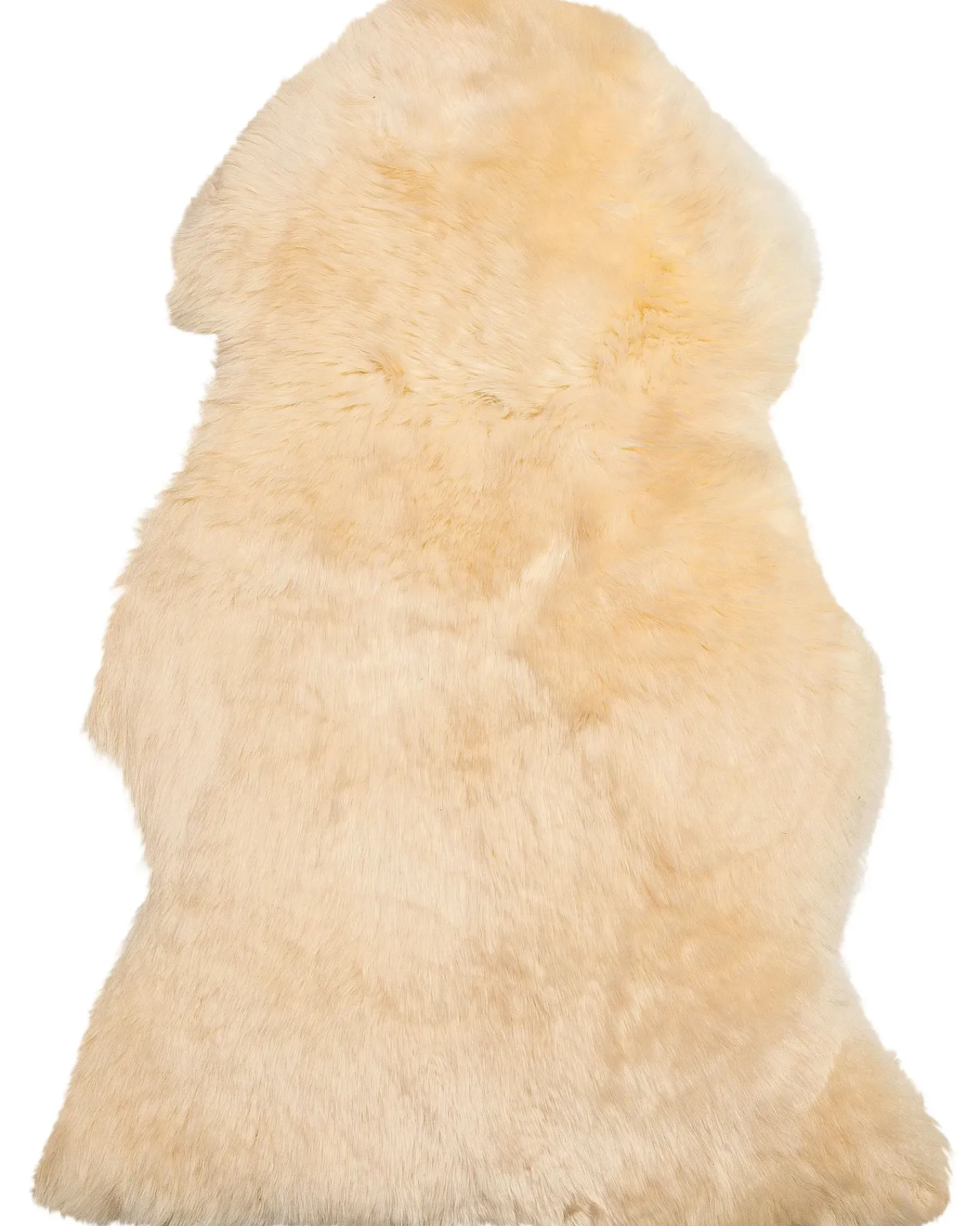 Online Beliani Pelle di Pecora ULURU 65 x 110 cm Beige