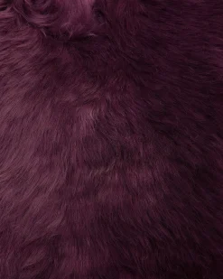 Beliani Pelle di Pecora ULURU 65 x 110 cm Viola