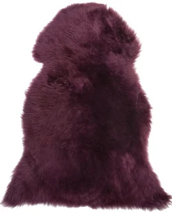 Beliani Pelle di Pecora ULURU 65 x 110 cm Viola