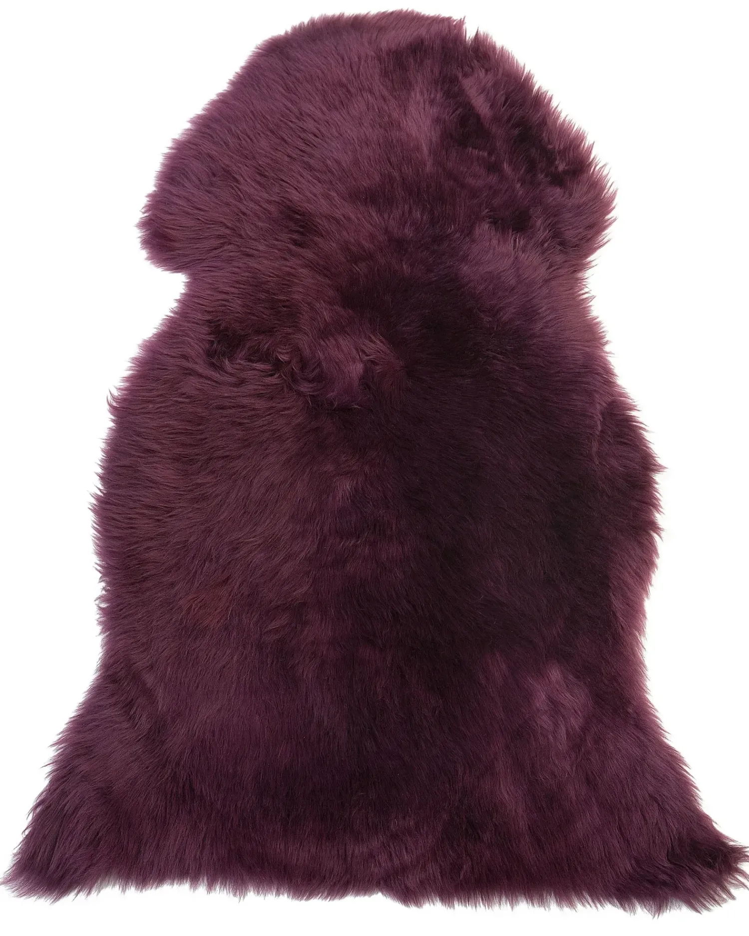 Beliani Pelle di Pecora ULURU 65 x 110 cm Viola