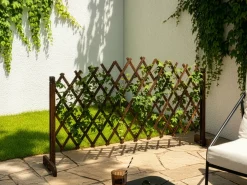 Discount Beliani Pergola da giardino PAVAROLO Estensibile scuro Marrone