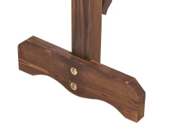 Discount Beliani Pergola da giardino PAVAROLO Estensibile scuro Marrone