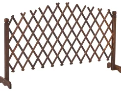Discount Beliani Pergola da giardino PAVAROLO Estensibile scuro Marrone
