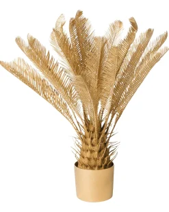 Sale Beliani Pianta artificiale ARECA PALM TREE Oro