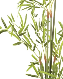 Best Beliani Pianta artificiale BAMBUSA VULGARIS 100 cm Verde Verde Nero