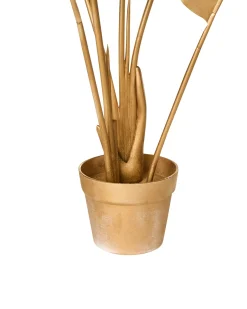 Clearance Beliani Pianta artificiale BANANA TREE Oro