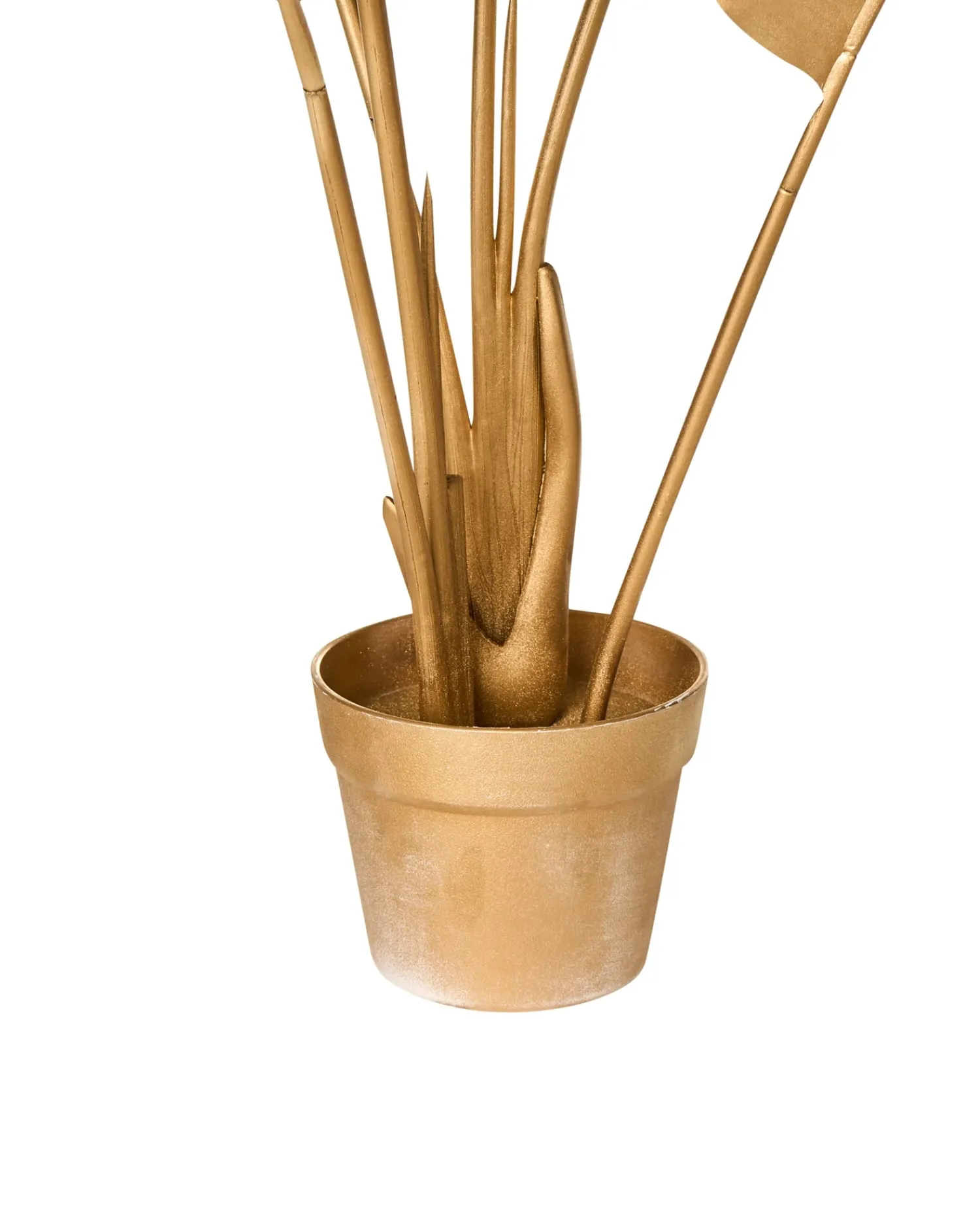 Clearance Beliani Pianta artificiale BANANA TREE Oro