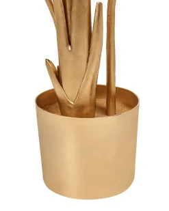 New Beliani Pianta artificiale BANANA TREE Oro