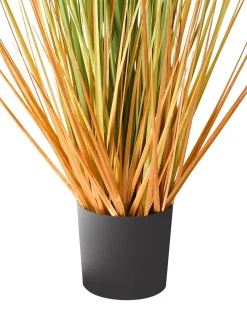 Beliani Pianta artificiale BRISTLEGRASS Verde Arancione Verde Nero