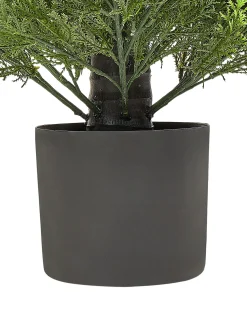 Sale Beliani Pianta artificiale CEDAR TREE Verde Marrone Verde Nero