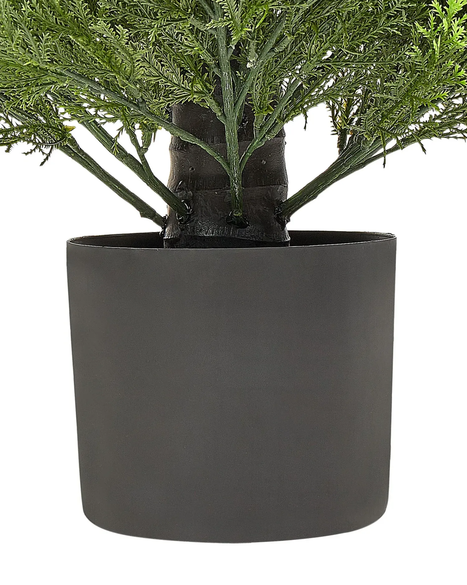 Sale Beliani Pianta artificiale CEDAR TREE Verde Marrone Verde Nero