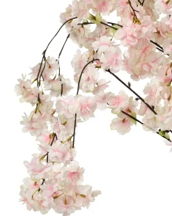 Best Beliani Pianta artificiale CHERRY TREE Rosa Marrone Rosa