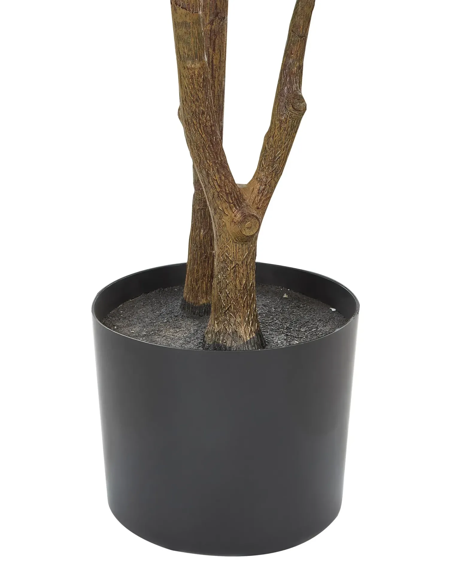 Hot Beliani Pianta artificiale CODIAEUM 140 cm Verde Marrone Verde Nero