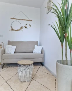 Clearance Beliani Pianta artificiale DRACAENA ANITA Verde Nero Verde