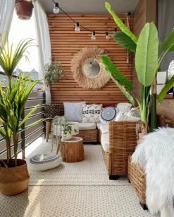 Clearance Beliani Pianta artificiale DRACAENA ANITA Verde Nero Verde