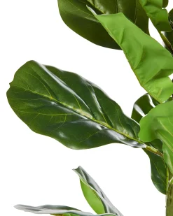 Best Beliani Pianta artificiale FIDDLE LEAF TREE 72 cm Verde Nero Verde