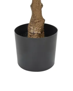 Hot Beliani Pianta artificiale FIG TREE 162 cm Verde Nero Verde