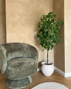 Clearance Beliani Pianta artificiale GINKGO TREE 150 cm Verde Verde Nero