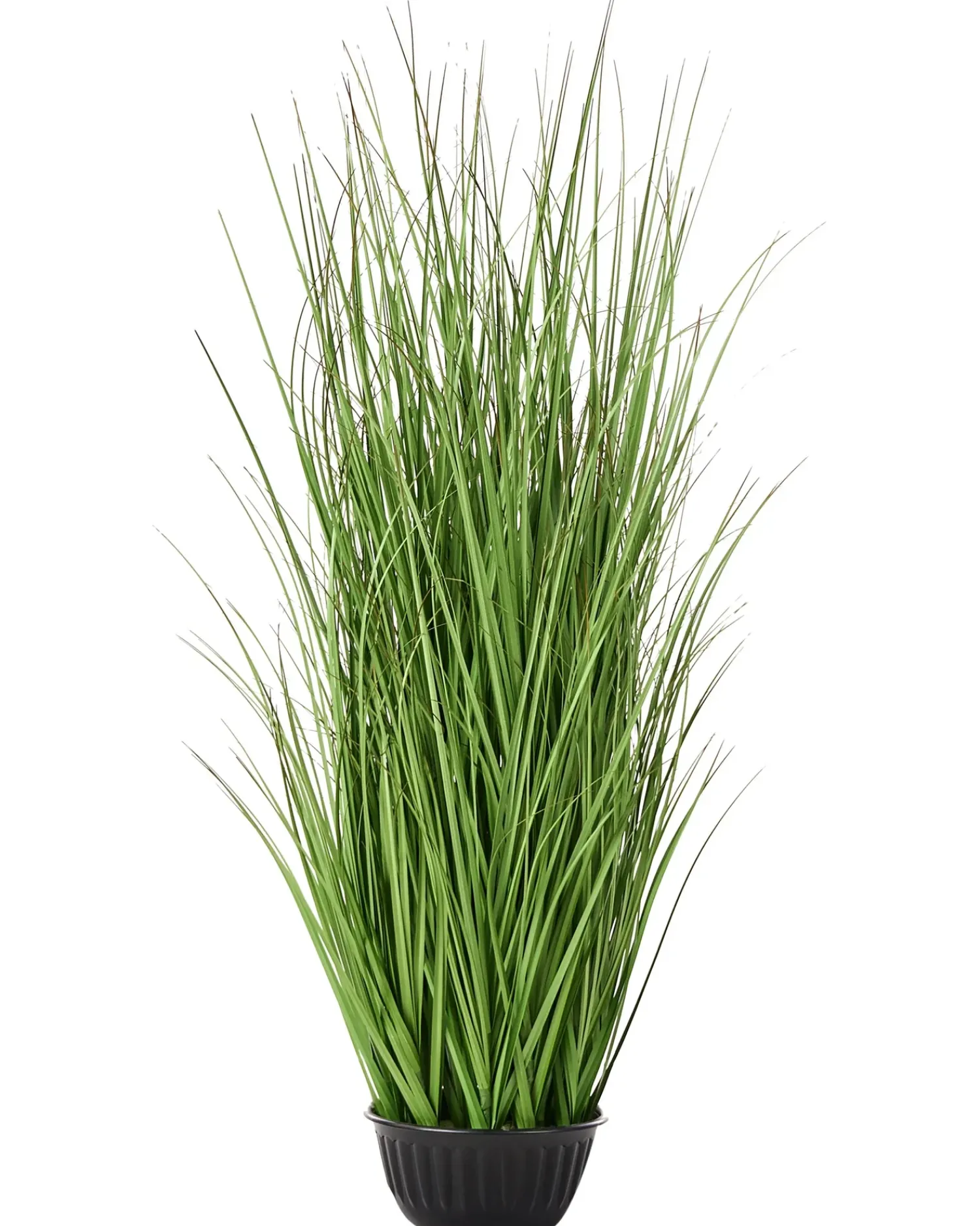 Clearance Beliani Pianta artificiale GRASS 120 cm Verde Verde Nero