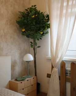 Discount Beliani Pianta artificiale LEMON TREE Verde Nero Verde