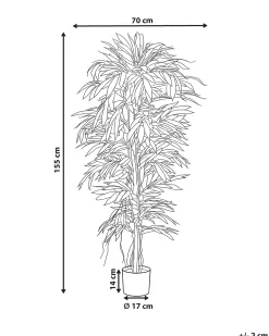 Sale Beliani Pianta artificiale LONGIFOLIA 155 cm Verde