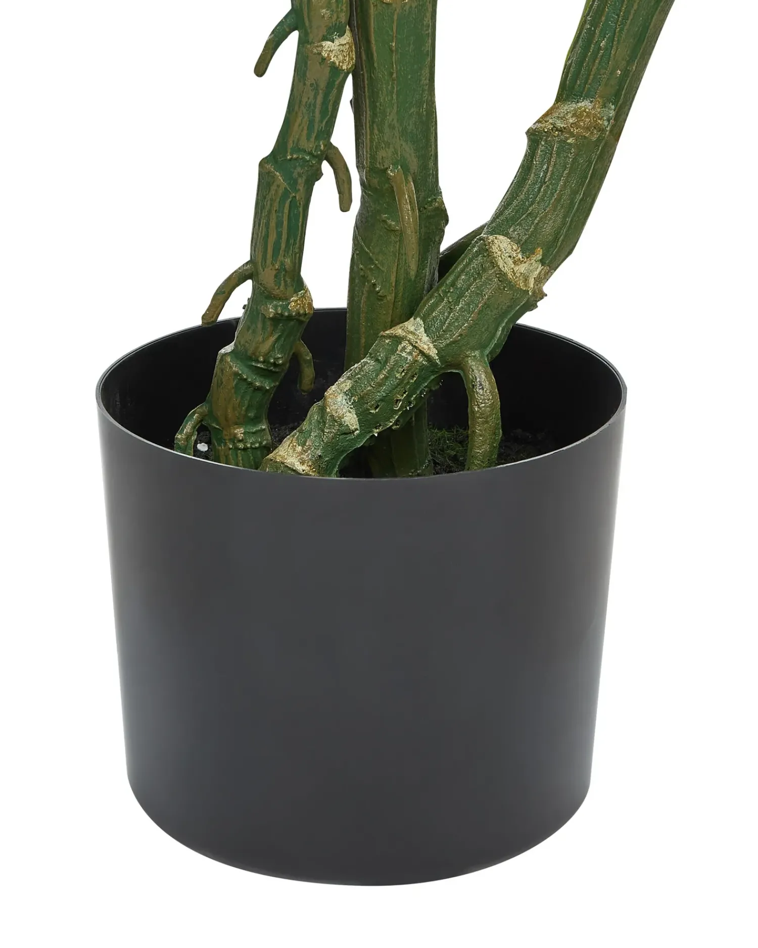 Online Beliani Pianta artificiale MONSTERA PLANT Verde Nero Verde