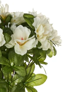 Beliani Pianta artificiale NOVELLA 36 cm Bianco Bianco Verde Nero