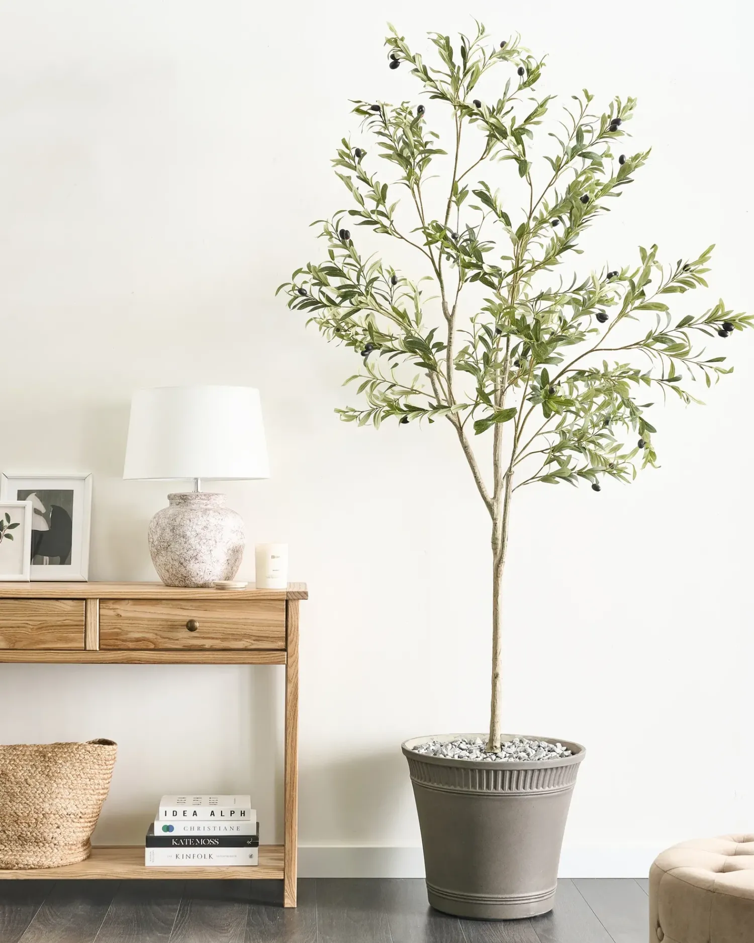 Discount Beliani Pianta artificiale OLIVE TREE Verde Nero Verde