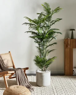 Clearance Beliani Pianta artificiale PALM TREE 180 cm Verde Verde Nero