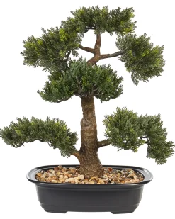 Sale Beliani Pianta artificiale PINE Verde Nero Verde