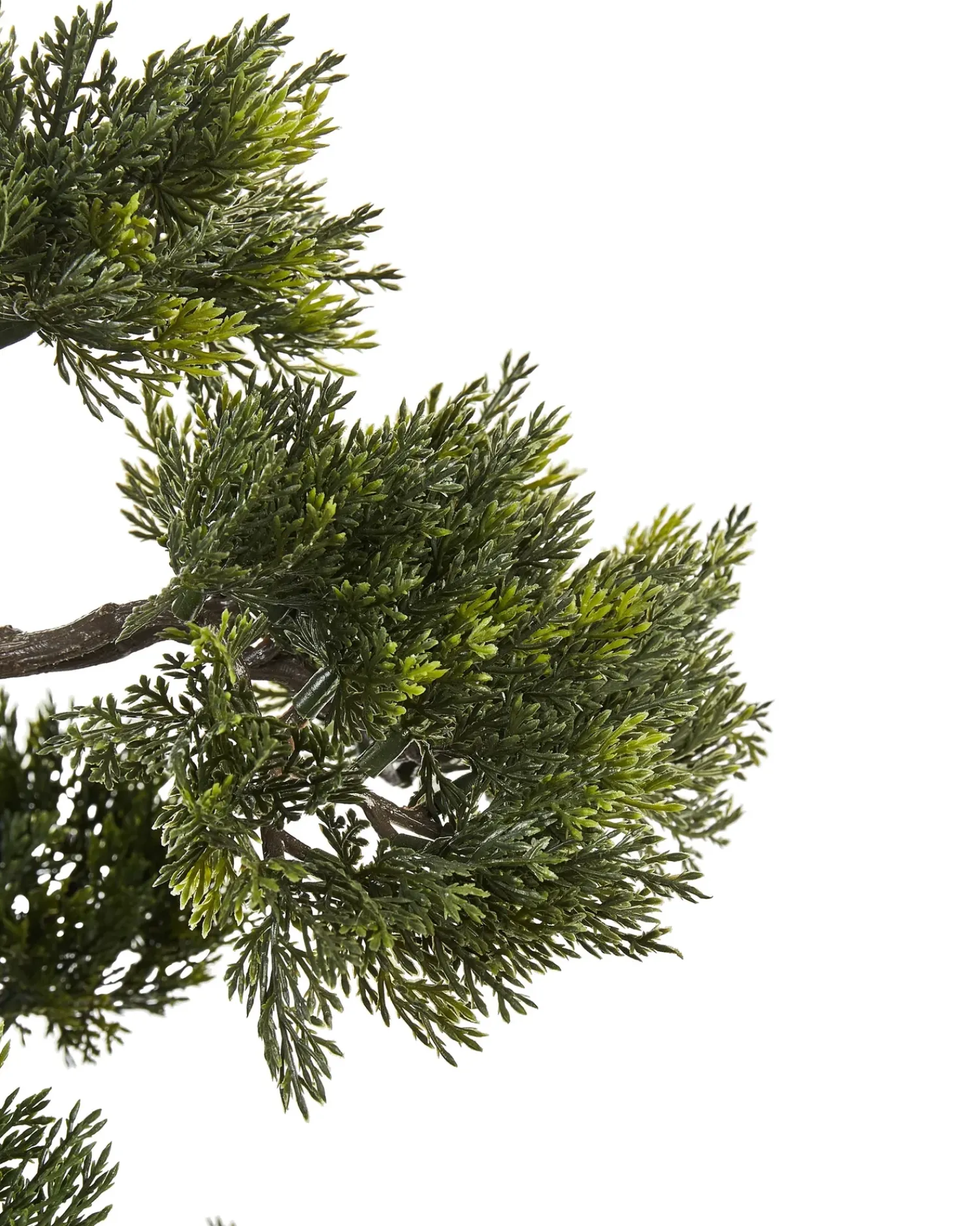 Sale Beliani Pianta artificiale PINE Verde Nero Verde