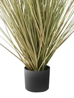 Clearance Beliani Pianta artificiale SNOWBALL BUSH 120 cm Bianco Bianco Verde Nero