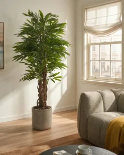 Discount Beliani Pianta artificiale WILLOW TREE 180 cm Marrone Verde
