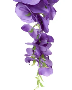 Clearance Beliani Pianta artificiale WISTERIA TREE 150 cm Verde Viola Verde