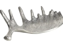 Hot Beliani Piatto decorativo Corna d'alce CARTHAGE Metallo Argento