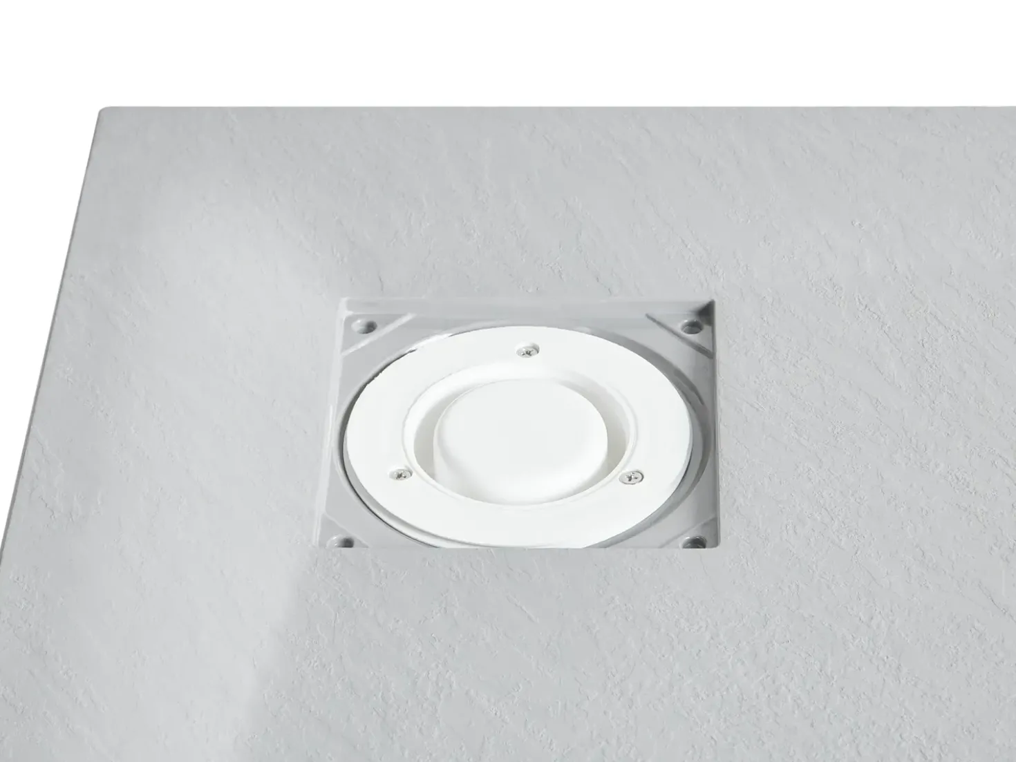 Piatto doccia PARON 80 x 80 x 3 cm Grigio