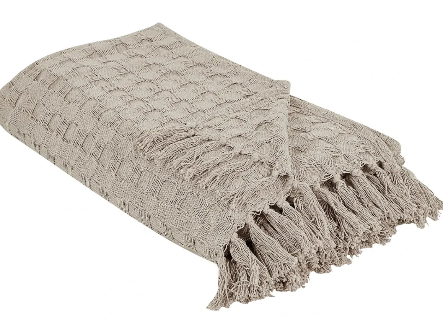 Sale Beliani Piumone BERE Cotone Tortora Grigio