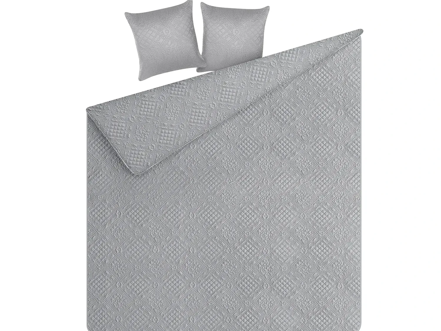 Discount Beliani Piumone con cuscini ALAMUT Grigio