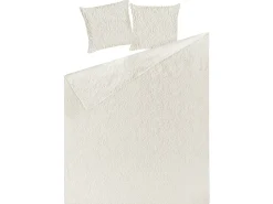 Beliani Piumone con cuscini RUDKHAN Bianco sporco Beige