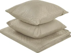 Online Beliani Piumone con cuscini SHUSH Tortora Grigio