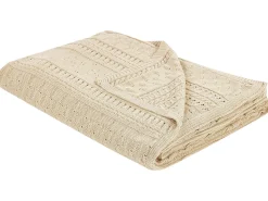 Discount Beliani Piumone DAULET Cotone 150 x 200 cm Beige