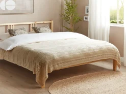 Discount Beliani Piumone DAULET Cotone 150 x 200 cm Beige