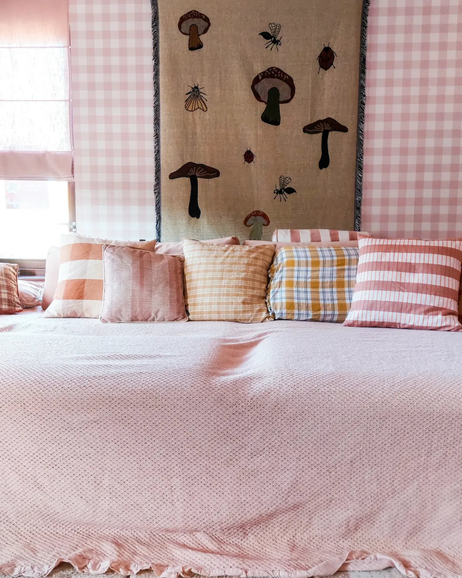 Sale Beliani Piumone HATTON Cotone pastello Rosa