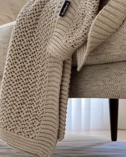 Outlet Beliani Piumone ILEN Cotone 150 x 200 cm chiaro Beige